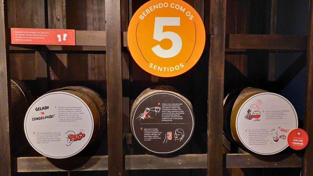 5 sentidos museu da cerveja • Rota dos Viajantes