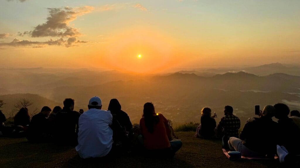 Por do Sol - Morro Azul - Timbo