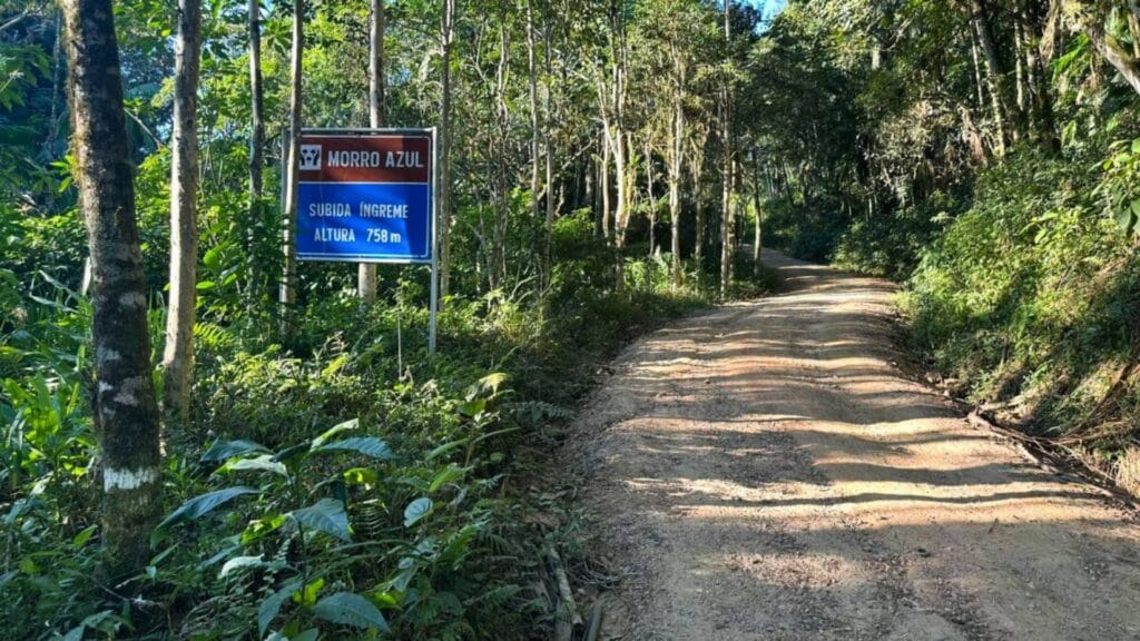 Subida - Morro Azul - Timbo