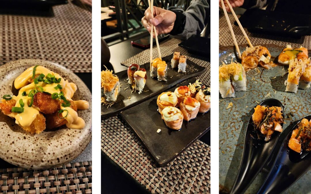 Sequência de Sushi Inesquecível na Gueixa Cozinha Oriental em Gramado