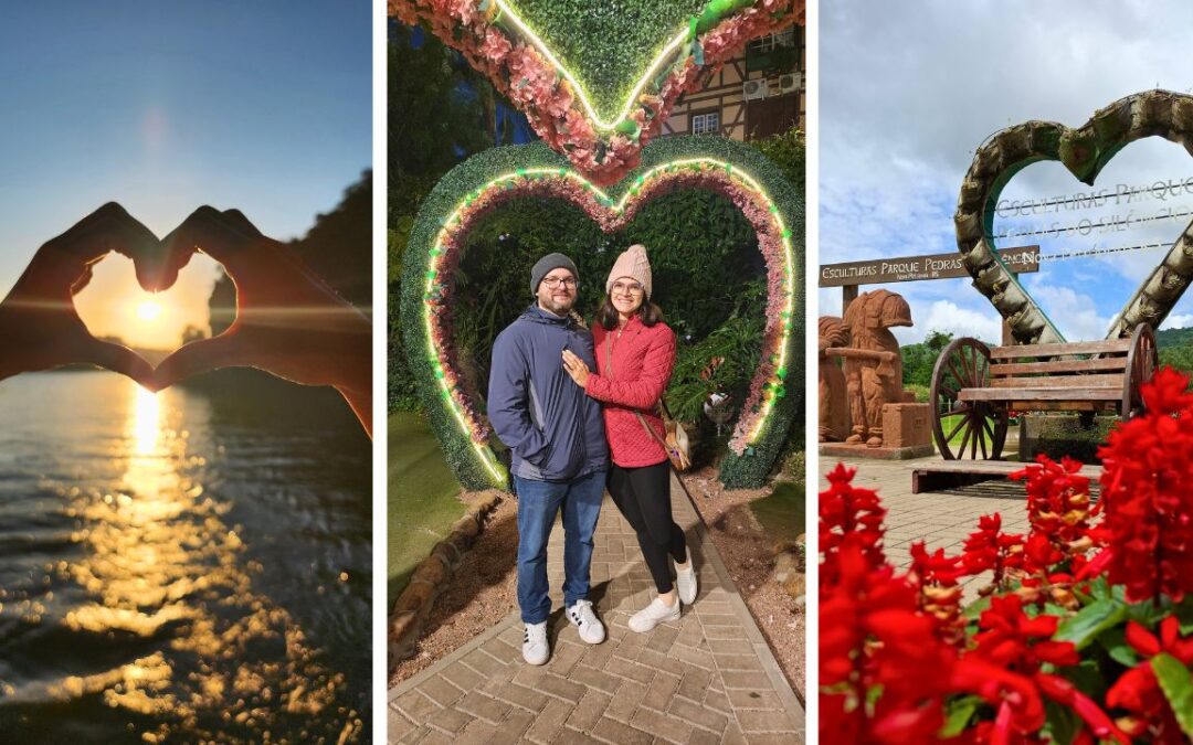 Destinos românticos no Brasil para o Dia dos Namorados