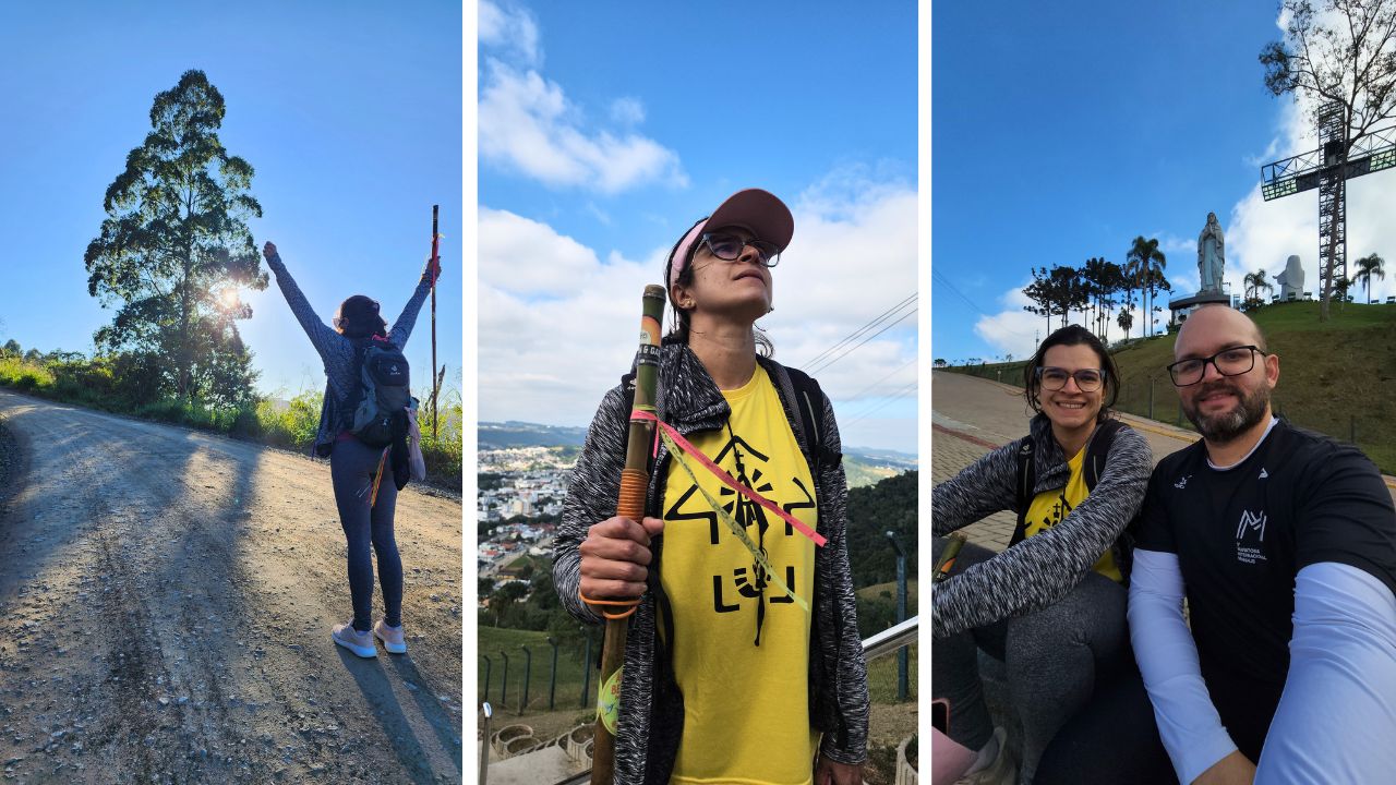8 Dias no Caminho do Louvor: Peregrinação em Nova Trento 16 fim do caminho do louvor • Rota dos Viajantes
