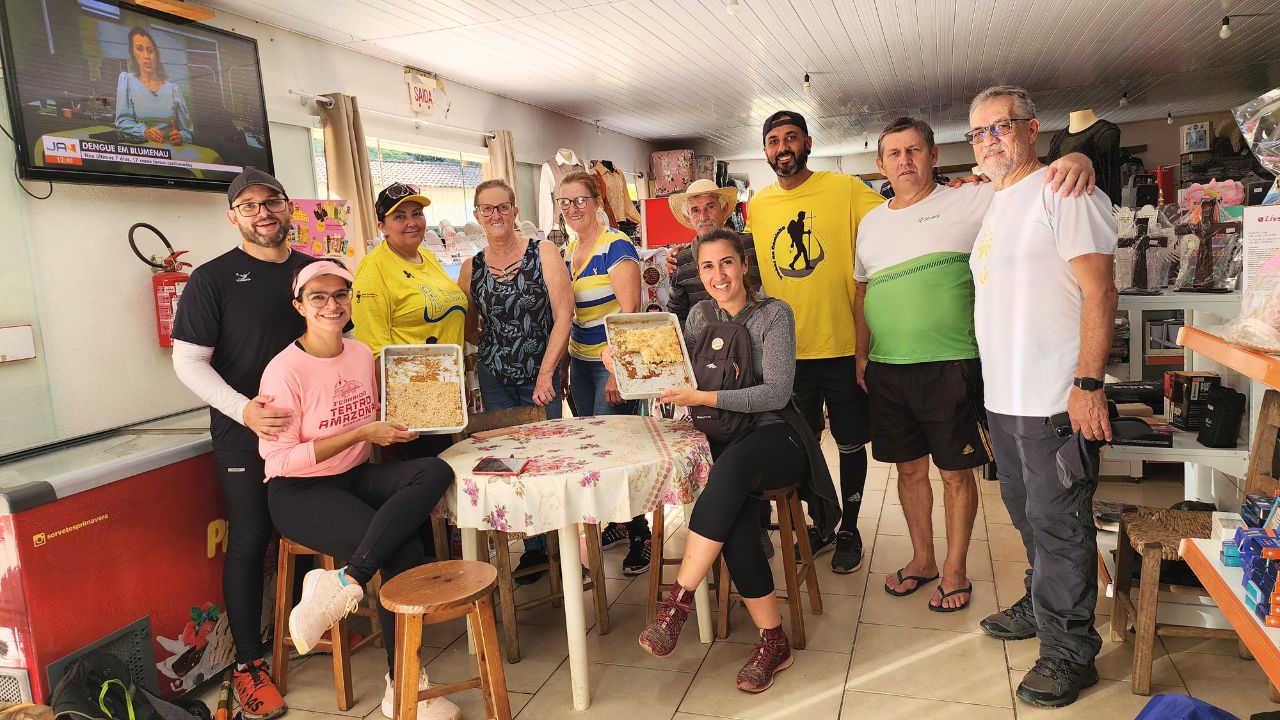 8 Dias no Caminho do Louvor: Peregrinação em Nova Trento 6 melhor cuca de coco