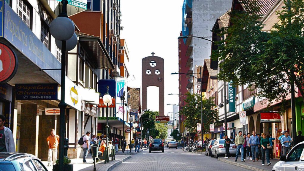 Rua XV Novembro Blumenau