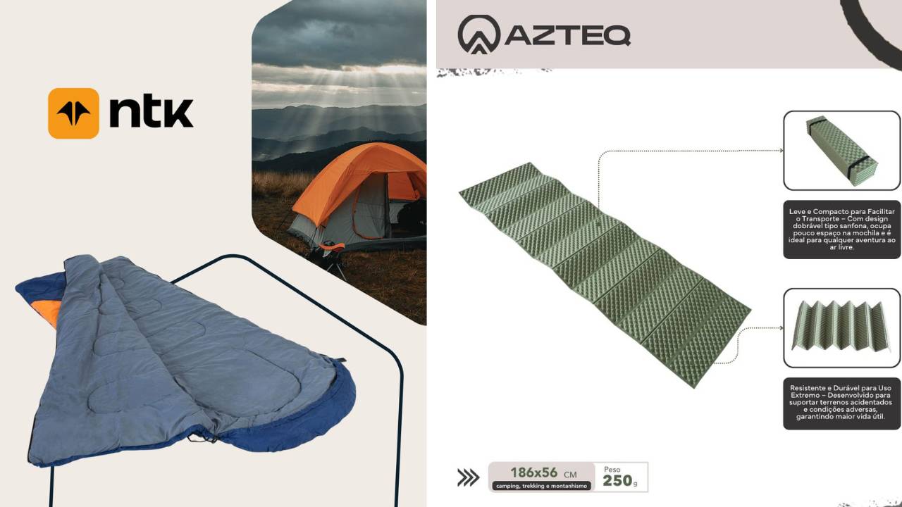 Equipamentos de Camping: Lista Completa para Acampar 2 Saco de Dormir e Isolante Térmico