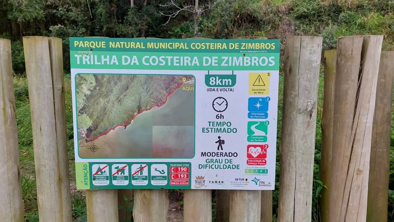 Planeje seu Roteiro de Viagem com Guias Completos 32 placa trilha
