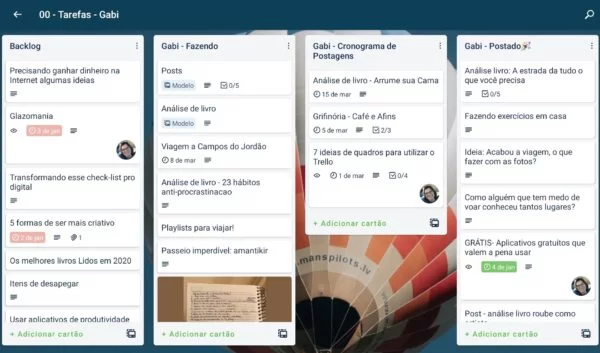 7 Ideias de Quadros para Utilizar o Trello 1 trello postagens 600x353 1 • Rota dos Viajantes