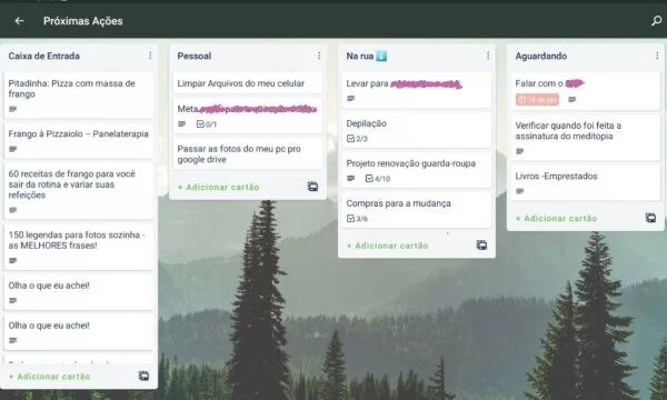 7 Ideias de Quadros para Utilizar o Trello 2 trello proximas acoes 600x360 1 • Rota dos Viajantes