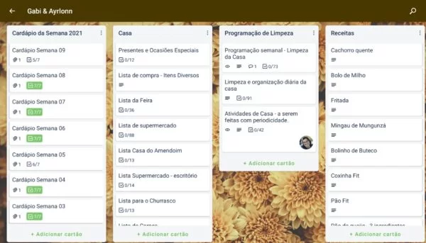 7 Ideias de Quadros para Utilizar o Trello 3 trello quadro compartilhado 600x343 1 • Rota dos Viajantes