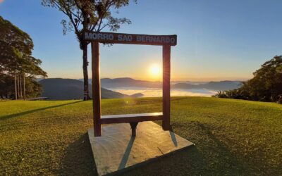 Camping Morro São Bernardo: Nascer do Sol Incrível