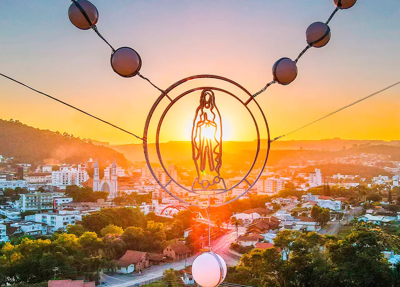 Planeje seu Roteiro de Viagem com Guias Completos 29 Santuário do Louvor - Ituporanga - Maior Terço Suspenso do Mundo