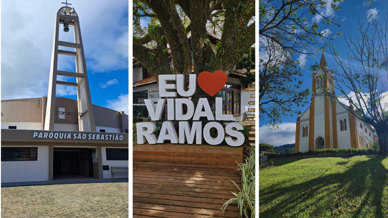 igrejas vidal ramos caminho do louvor &bull; Rota dos Viajantes