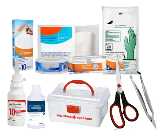 Kit Basico de Primeiros Socorros &bull; Rota dos Viajantes